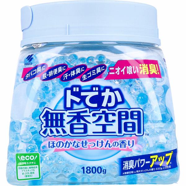 【13個セット】ドでか無香空間 ほのかなせっけんの香り 業務用 1800g