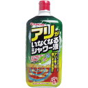 ※この商品は配送会社の都合により、北海道・沖縄・離島にはお届けできません。 ご注文が確認された場合、キャンセルさせて頂く可能性がございますのであらかじめご了承ください。殺虫成分シラフルオフェンが効く！撒く→拡散→いなくなる●殺虫成分シラフルオフェンは優れた殺虫効果と安全性を有しています。●アリの巣とその周辺に散布するだけで薬剤に接触したアリは駆除でき、2〜3日後にアリの活動が停止します。●アリの巣とその周辺にまいておけば約1ヵ月間アリの活動を抑えます。●まきやすいシャワータイプ。スムーズに散布できます。●日本各地に分布を拡大しているアルゼンチンアリにも効きます。【成分】有効成分・・・シラフルオフェン【適用害虫】アリ、アルゼンチンアリ【効能】アリの巣の駆除【使用方法】使用前に容器をよく振って、キャップを開け、容器の中央部を押して散布してください。アリが地中から這い出す穴の周辺やアリの出没するところに本剤をたっぷり濡れる程度(1平方メートル当たり約250mL)散布してください。【注意】＜使用上の注意＞・定められた使用方法を必ず守ってください。・皮膚、飲食物、食器、おもちゃ、飼育昆虫、ペット類(観賞魚、小魚など)、飼料にはかからないようにしてください。・散布後雨や水がかると効果が減少します。降雨があった場合は改めて散布してください。・本剤は芝生、樹木に対する影響は低いですが、直接花弁にかからないように注意してください。・環境を汚染しないように乱用を避け、池に流入する恐れのある場所での使用はしないようにしてください。＜使用中・使用後の注意＞・皮膚に付着した場合は石鹸と水でよく洗ってください。・誤って薬液が目に入った場合は流水でよく洗眼してください。・万一、飲み込んだ場合は、直ちに本剤が普通物相当の有効成分、界面活性剤を含む薬剤であることを医師に告げて診療を受けてください。＜保管上の注意＞・使用後はキャップをしっかりしめて、食品、食器、飼料などと区別し、小児の手の届かない場所に保管してください。・直射日光を避けなるべく冷所に保管してください。＜廃棄上の注意＞・使用済みの空容器は絶対に転用せず、自治体の指導に従って捨ててください。個装サイズ：97X235X65mm個装重量：約1090g内容量：1L※この商品は配送会社の都合により、北海道・沖縄・離島にはお届けできません。 ご注文が確認された場合、キャンセルさせて頂く可能性がございますのであらかじめご了承ください。