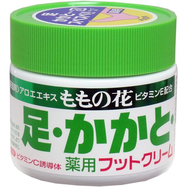 【16個セット】ももの花 薬用フットクリーム 70g