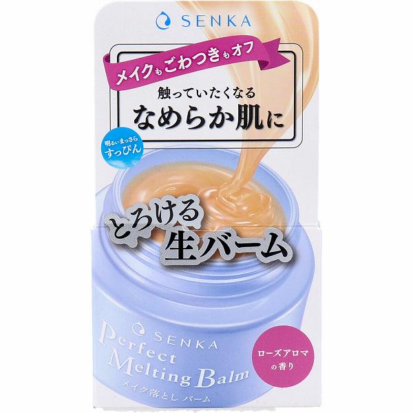 ※この商品は配送会社の都合により、北海道・沖縄・離島にはお届けできません。 ご注文が確認された場合、キャンセルさせて頂く可能性がございますのであらかじめご了承ください。「とろける生バーム」処方で、ばっちりメイクも肌のごわつきも一度でオフ。●5つの機能搭載で「明るいまっさらすっぴん」。(1)メイクオフ(2)毛穴汚れオフ(3)古い角質オフ(4)摩擦低減設計(5)うるおい守る●ウォータープルーフマスカラまで落ちる。●まつエクOK。W洗顔不要。●ココロ癒されるようなローズアロマの香り。【商品区分:化粧品】【成分】ミネラルオイル、エチルヘキサン酸セチル、ソルビトール、水、グリセリン、ステアリン酸スクロース、BG、PEG-60水添ヒマシ油、ココイルメチルタウリンNa、キサンタンガム、ハチミツ、コメ胚芽油、セリシン、アセチルヒアルロン酸Na、ヒアルロン酸Na、PPG-15ブテス-20、パルミチン酸エチルヘキシル、クエン酸Na、クエン酸、メタリン酸Na、EDTA-3Na、ソルビン酸K、BHT、トコフェロール、フェノキシエタノール、香料、酸化鉄【使用方法】・顔や手が濡れていない状態でご使用ください。・適量を取り、顔の5カ所(額・両頬・あご先・鼻)におき、やさしくマッサージするようにメイクとなじませてください。そのあと、水かぬるま湯で丁寧に洗い流してください。・ダブル洗顔は不要ですが、すっきりした洗い上がりをお好みの場合は、この後にお手持ちの洗顔料でのダブル洗顔をおすすめします。★まつ毛エクステンションをお使いの方は・目もとは横にこすらないように、まつ毛の根本から毛先に向かってやさしくなじませてから、目を開けて下まぶたの汚れを目頭から目尻に向かってやさしく落とします。【注意】・ご使用の際には容器に水が入らないようにご注意ください。水が入ると白くなり、品質の劣化につながる場合がございます。・浴室内など、水がかかりやすい場所での使用・保管は避けてください。・ご使用後は容器の口もとをきれいに拭き、必ずキャップをきちんと閉めてください。・高温や低温の場所、直射日光のあたる場所に置かないでください。・乳幼児の手の届かないところに置いてください。・コンタクトレンズをご使用の方は、レンズをはずしてからお使いください。★まつ毛エクステンションをお使いの方は・一般的なグルー(シアノアクリレート系)を使用したまつ毛エクステンションにお使いいただけます。・まつ毛エクステンションは、まつ毛の周期(生え変わり)や、ライフスタイルにより、自然に取れていきます。・まつ毛エクステンションを施術後、使い始める場合は施術店のご案内に従ってください。・まつ毛エクステンションをお使いの方はなるべく目もとをこすらず、やさしくメイクとなじませてください。個装サイズ：74X60X74mm個装重量：約155g内容量：90gケースサイズ：23.9X21.1X31.5cmケース重量：約6.2kg製造国：日本※この商品は配送会社の都合により、北海道・沖縄・離島にはお届けできません。 ご注文が確認された場合、キャンセルさせて頂く可能性がございますのであらかじめご了承ください。