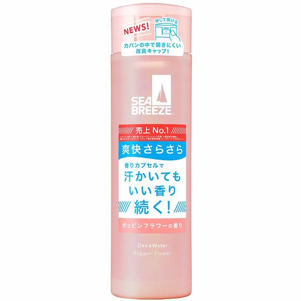 【6個セット】シーブリーズ デオ&ウォーター C ポッピンフラワーの香り 160mL