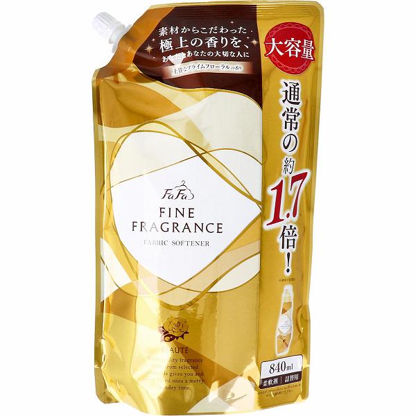 【30個セット】 ファーファ ファインフレグランス ボーテ プライムフローラルの香り 柔軟剤 詰替用 840mL
