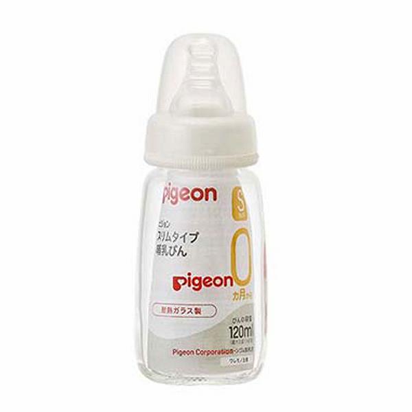 ピジョン スリムタイプ哺乳びん 耐熱ガラス製 120mL ラッピング 哺乳瓶 ベビー用 名入れ 耐熱ガラス ベビーグッズ スリムタイプ 出産 哺乳 シリコーン 育児 ガラス 哺乳びん 乳児 ほ乳びん 出産祝い 赤ちゃん用品 ベビー 新生児 男の子 ガラス製