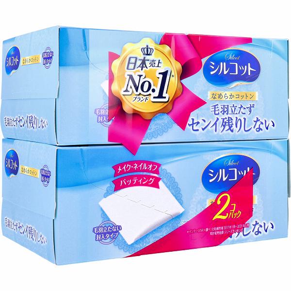 【5個セット】 シルコット なめらか仕立て 82枚×2個パック ユニチャーム パッティング メイクア