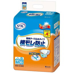 【10個セット】リフレ 横モレ防止 簡単テープ止めタイプ Mサイズ 30枚入