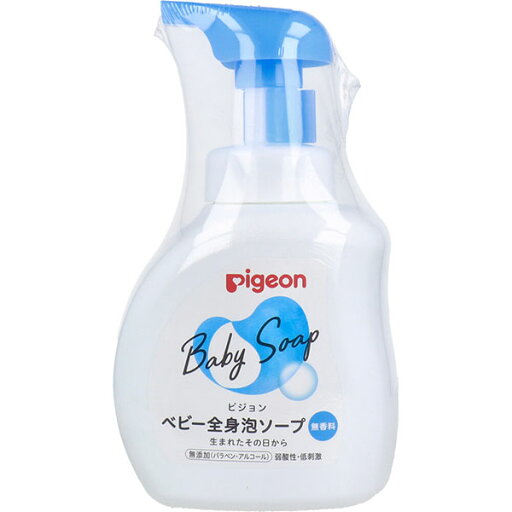 【2個セット】 ピジョン ベビー全身泡ソープ 無香料 本体 500mL 【2個セット】 ピジョン ベビー全身泡ソープ 無香料 本体 500mL