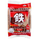 【2個セット】 ヘルシークラブ 鉄プラスコラーゲンウエハース ココア味 10枚入