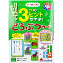 【2個セット】 よーく聞いてね!3つのヒントで学ぶ! どうぶつカード 1セット