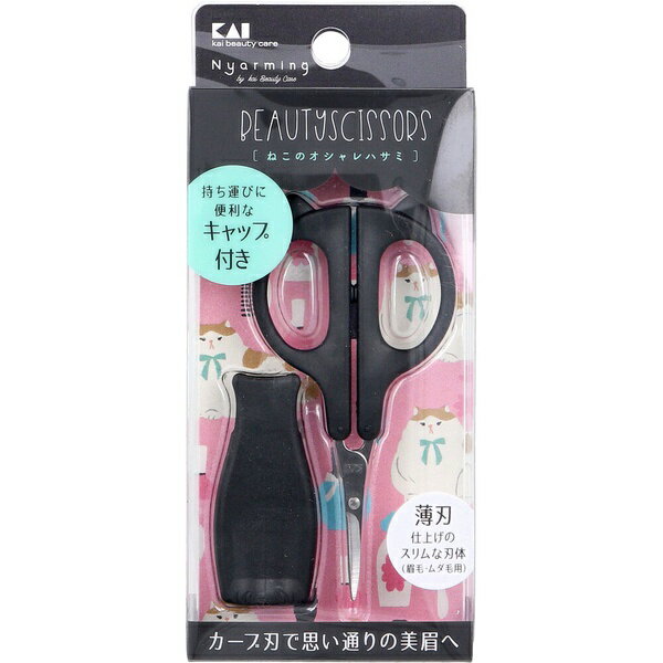 【10個セット】 Nyarming ねこのオシャレハサミ HC-2201 1個入