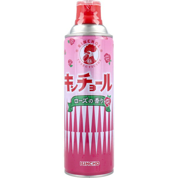 【5個セット】 キンチョール ローズの香り 450mL