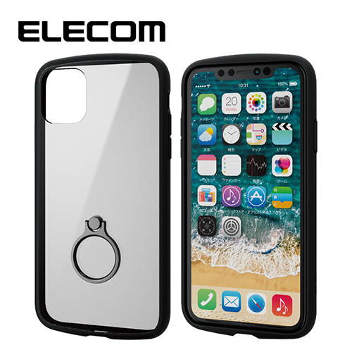 スマートフォン・携帯電話アクセサリー, ケース・カバー  ELECOM iPhone 11 6.1 TPU PM-A19CTSLFCRBK