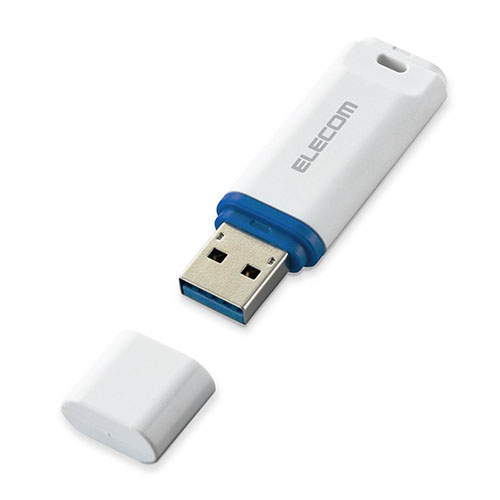 【正規代理店】 エレコム MF-DRU3032GWHR USBメモリ USB3.1 Gen1 データ復旧サービス付 32GB キャップ式 1年 データ復旧サービス含む 保証 ホワイト