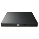 エレコム LDR-PMK8U2LBK DVDドライブ / USB2.0 / 薄型 / ブラック