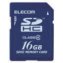 【10個セット】 エレコム MF-FSD016GC4/H SDHCカード メモリカード 16GB 簡易パッケージ Class4 ELECOM 1年保証 カメラ 環境配慮パッケージ 送料無料(2)