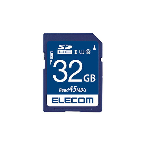 【正規代理店】 エレコム MF-FS032GU11R SD カード 32GB UHS-I U1 データ復旧サービス