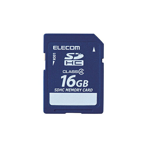 【正規代理店】 エレコム MF-FSD016GC4R SD カード 16GB Class4 データ復旧サービス