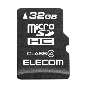 【正規代理店】 エレコム MF-MSD032GC4R マイクロSD カード 32GB Class4 SD変換アダプタ付 データ復旧サービス