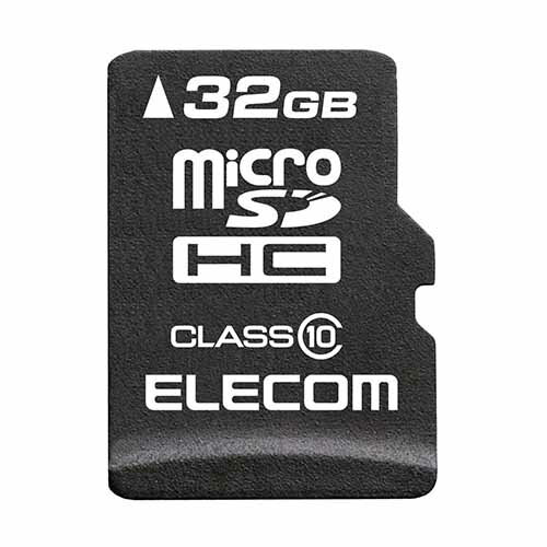 【3個セット】エレコム MF-MSD032GC10R マイクロSD カード 32GB Class10 SD変換アダプタ付 データ復旧サービス