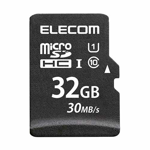 【正規代理店】 エレコム MF-MS032GU11LRA マイクロSD カード 32GB UHS-I SD変換アダプタ付 データ復旧サービス