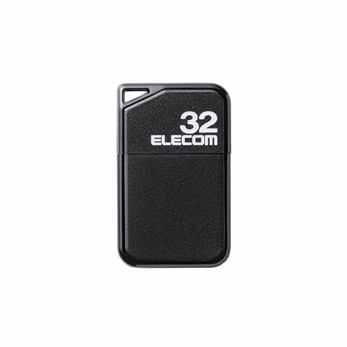 【2個セット】エレコム MF-SU2B32GBK 超小型USB2.0USBメモリ USB メモリ USBメモリー フラッシュメモリー 32GB Windows11 対応 2