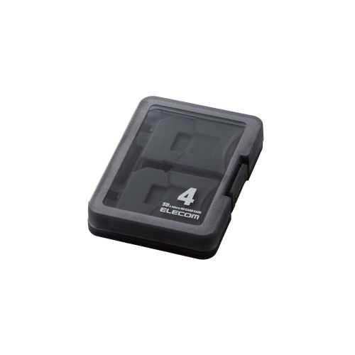 【4個セット】エレコム CMC-06NMC4 SDカードケース SD microSD カード ケース 4枚 収納