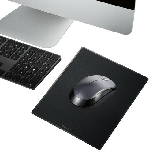 【3個セット】エレコム MP-ABBGBK マウスパッド 抗菌 3Dアプローチ構造 ノンスリップ素材 さらさら 快適操作 テレワーク ブラック 送料無料