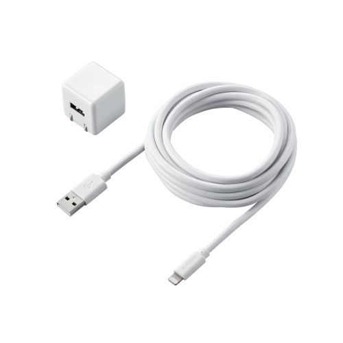 2ĥåȡۥ쥳 MPA-ACL06WH iPhoneŴ iPadŴ 2.5m Lightning AC ֥Ʊ ۥ磻 ѥ  塼 ץ