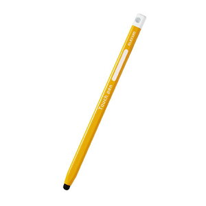 【正規代理店】 エレコム P-TPEN02SYL タッチペン タブレット iPad スマホ 鉛筆型 三角 細軸 感度タイプ イエロー タブレット学習 学校 子供 キッズ