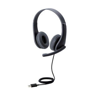 【 送料無料 】 エレコム HS-KD01UBK 子ども 専用 ヘッドセット USB 有線 両耳 マイクアーム付 回転式 ヘッドホン ヘッドフォン キッズ 子供 こども switch マイク ケーブル長 1.2m ブラック格安セール