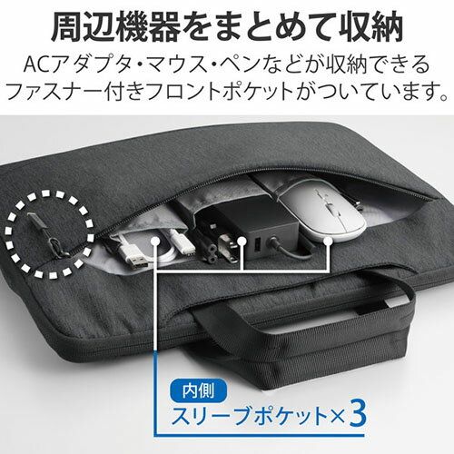 【3個セット】 エレコム BM-IBMSL2113BK Surface Laptop 4 用 インナーバッグ 13.5インチ サーフェイス ラップトップ 13.5inch ブラック ELECOM アクセサリー カバー 収納 落ち運び ポケット インナー 周辺機器 バッグ 起毛素材 タブレットケース 送料無料