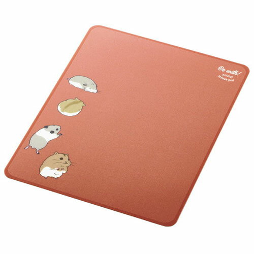 【正規代理店】 エレコム MP-AN04HAM マウスパッド アニマル 大きめサイズ Be with! animal mousepad 可愛い ハムス…