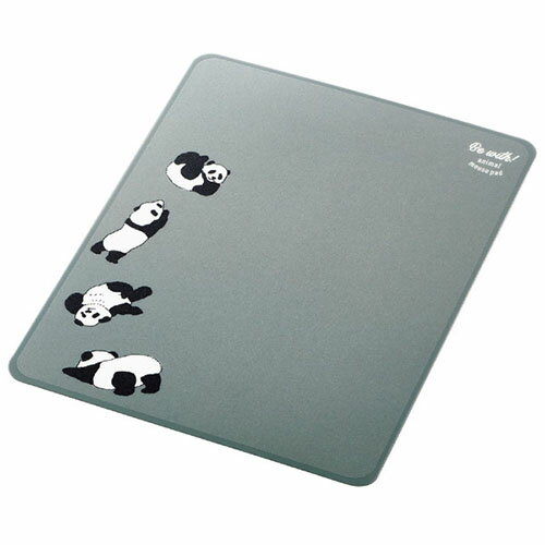 【3個セット】エレコム MP-AN04PAN マウスパッド アニマル 大きめサイズ Be with! animal mousepad 可愛い パンダ