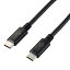 Ź 쥳 U2C-CCPE10NBK USB2.0֥ ǧ USB Type-C(TM) to USB Type-C(TM) C-C USB Power Deliveryб 240W 1.0m ֥å