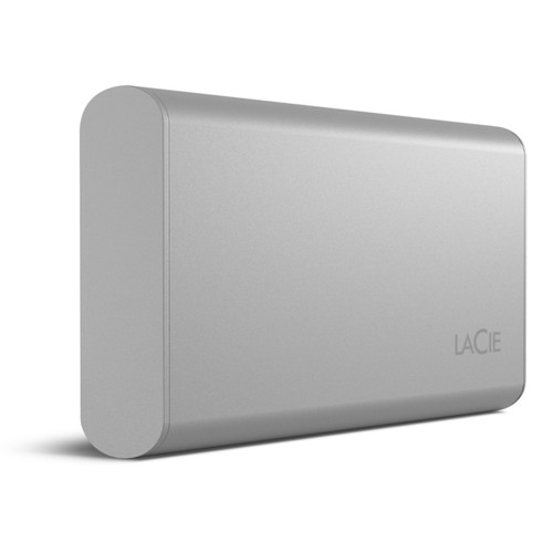 【正規代理店】 エレコム STKS2000400 LaCie SSD 外付け 2TB ポータブル USB-Type-C×1 コンパクト 軽量 日本語マニュアル 5年保証 【Windows Mac iPad】対応