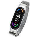 【正規代理店】 エレコム SW-XI221BDSSMSV Xiaomi Mi Smart Band 6 / 5 交換 バンド ベルト ステンレス 通気性 耐久性 スマートウォッチ シャオミ スマートバンド 6 / 5 シルバー