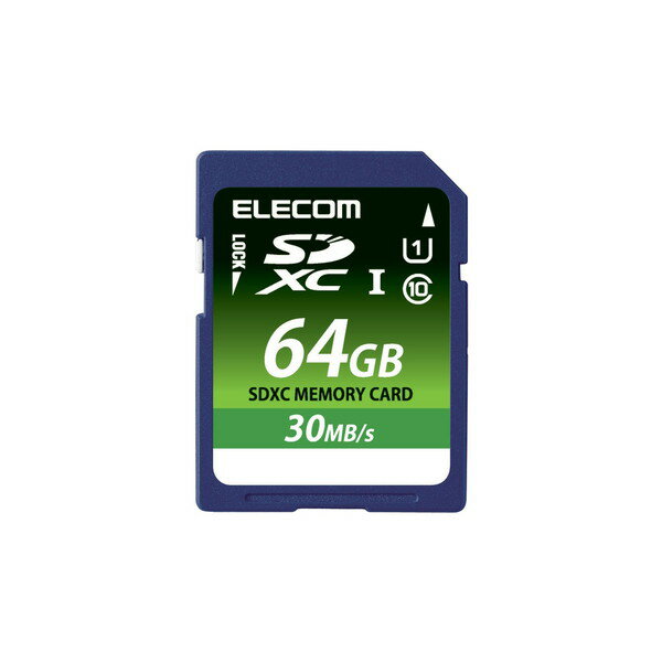 楽天ウルマックス 楽天市場店【正規代理店】 エレコム MF-FS064GU11LRA SD カード 64GB UHS-I データ復旧サービス