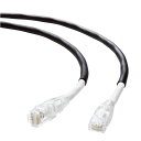 【10個セット】 エレコム LD-GPAOS/BK30 Cat6A対応 LANケーブル 屋外対応 30m ランケーブルLAN ケーブル 30.0m ブラック E...