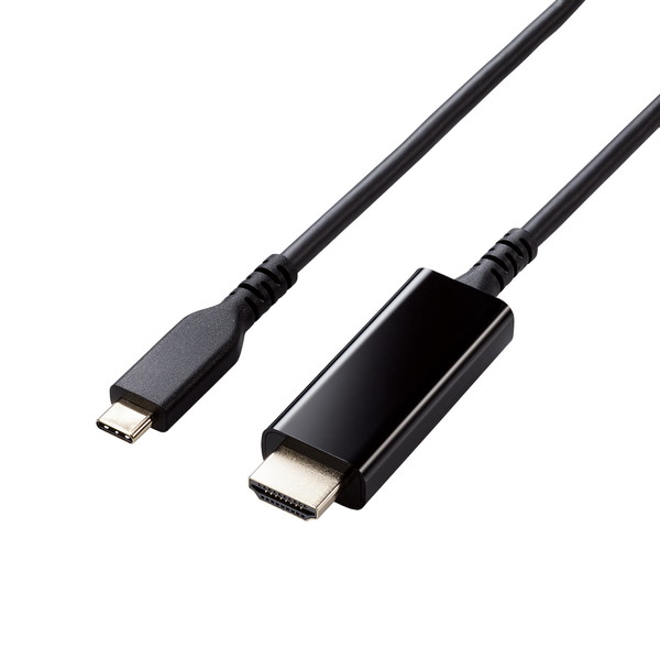 楽天ウルマックス 楽天市場店【正規代理店】 エレコム MPA-CHDMIS30BK USB Type-C to HDMI 変換 ケーブル 3m 4K 60Hz 断線に強い 高耐久 【Windows PC Chromebook MacBook Pro / Air iPad Android USB-C デバイス各種対応】 ブラック