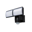 DXアンテナ DSLD20C2 LEDセンサーライト (2灯型/2000 lm/昼白色/検知角度360度/保護等級IP44防沫型/ブラック) 検知センサー エレ...