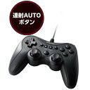 ゲームパッド PC コントローラー USB接続 Xinput PS系ボタン配置 13ボタン 連射 軽量 【 Windows 11 10 パソコン Steam 各種ゲーム 対応 】 ブラック その1