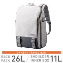 【正規代理店】 エレコム BM-OFC01GY オフトコ offtoco for travelers バックパック 2STYLEバックパック 大容量 26L イ...