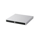 【正規代理店】 エレコム LDR-PWA8CU3MSV 外付け DVDドライブ ( CD / DVD ) USB 3.2 Gen1 Type-Cケーブル付属 書込み/再生 バスパワー M-DISC対応 超薄型 軽量 【 Mac Windows Chrome 対応 】 シルバー(2)