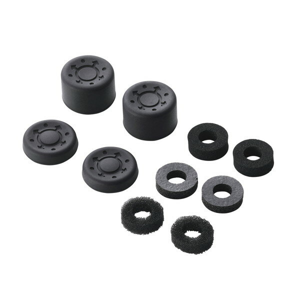 【正規代理店】 エレコム GM-NS225STCBK Nintendo Switch 2 Joy-Con 2 用 スティックカバー & エイムリング 高さ/硬さ調整 滑り止め ブラック