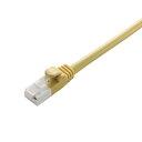【2個セット】 エレコム LD-CTT/Y1/RS RoHS指令準拠LANケーブル / CAT5E / 爪折れ防止 / 1m / イエロー / 簡易パッケージ ...