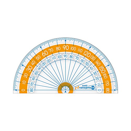 ソニック ナノピタ分度器9cm