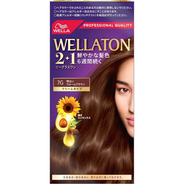 【24個セット】 ウエラトーンツープラスワン クリームタイプ 7G ヘアカラー・白髪用