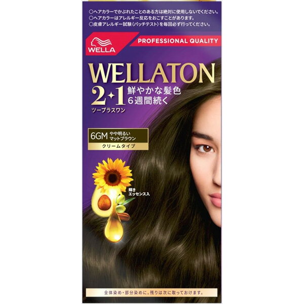 【15個セット】 ウエラトーンツープラスワン クリームタイプ 6GM ヘアカラー・白髪用