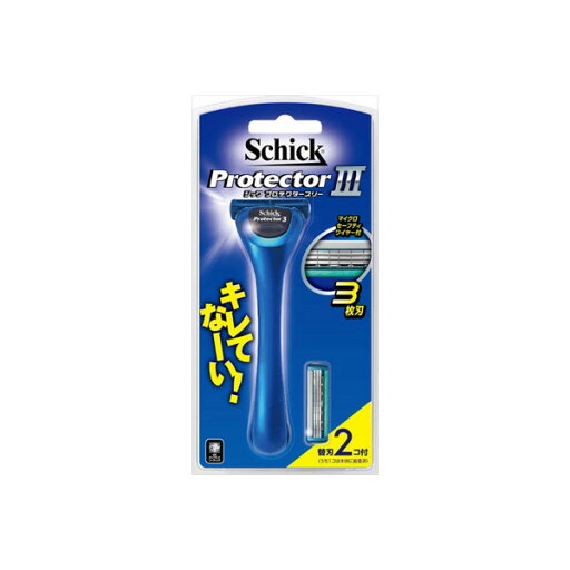 【4個セット】 シックプロテクタースリーホルダー 替刃2コ付 PRI-910 シック Schick 【4個セット】 シックプロテクタースリーホルダー 替刃2コ付 PRI-910 シック Schick