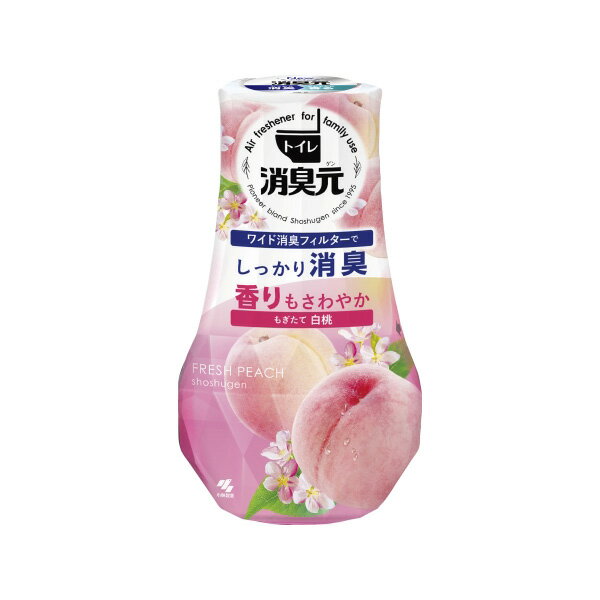 【8個セット】 トイレの消臭元 もぎたて白桃 小林製薬 芳香剤・トイレ用
