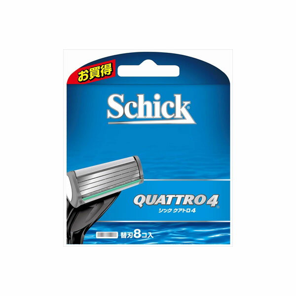 【288個セット】 クアトロ4替刃(8コ入) シック(Schick) 男性用カミソリ